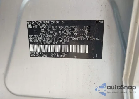 2008 Scion Xb Base (M5) from USA, damaged, VIN JTLKE50E981055074